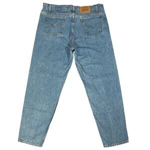 Vintage 1996 Levi’s 550 Orange Tab Jeans 40x32 Relaxed Tapered USA Denim